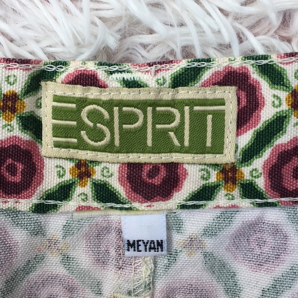 🏵VTG 90s floral ESPRIT skirt - Picture 6 of 8